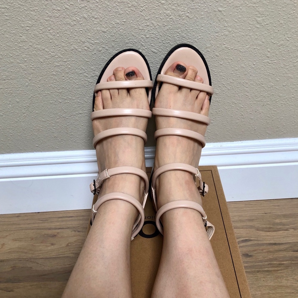 ASOS Pink Nude Gladiator Strappy sandal US 5 EU 38